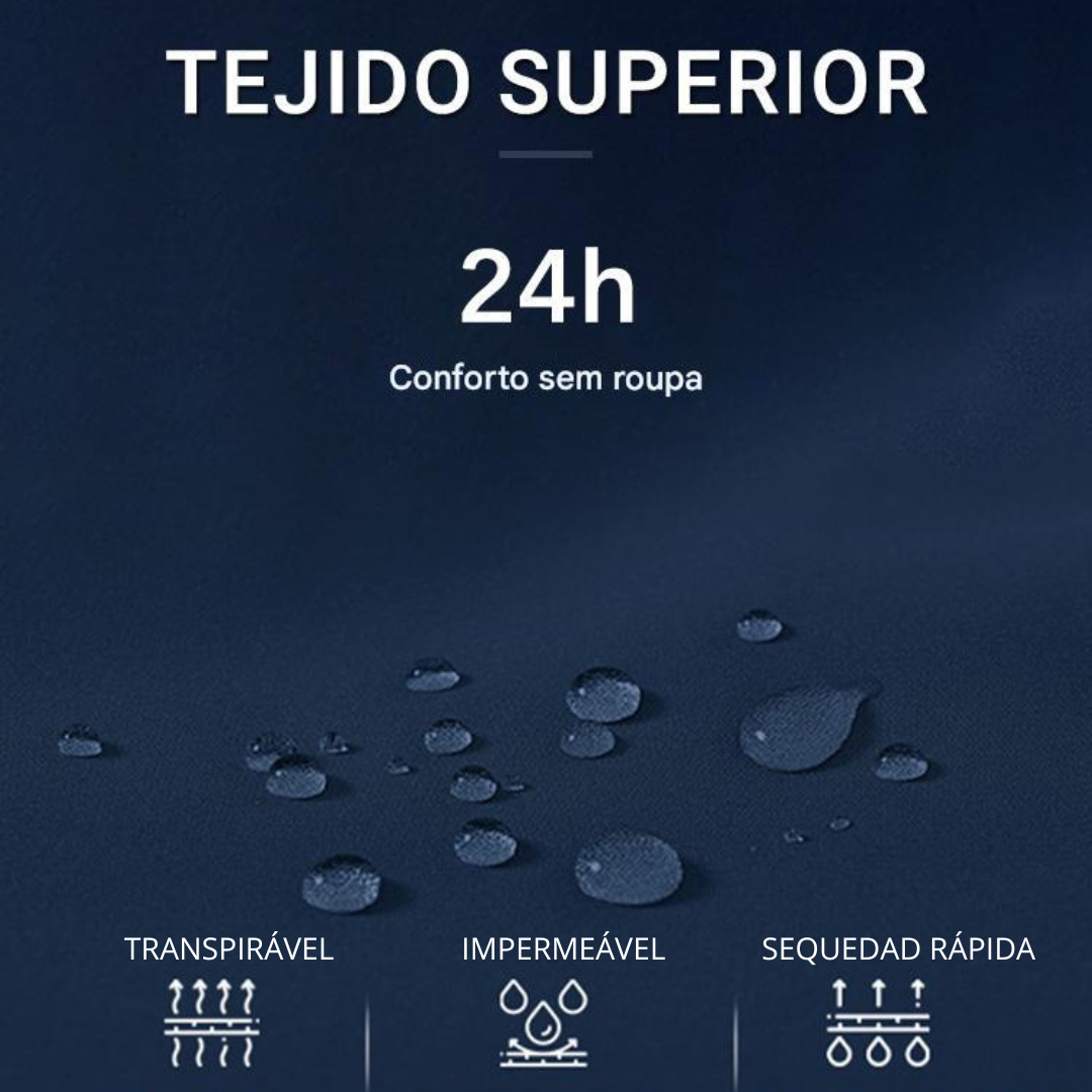 Casaco Casual Versalles com Gola Alta e Fecho de Correr