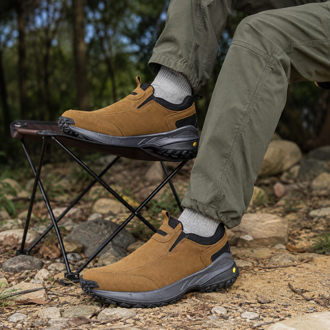 Sapatos Outdoor Slip-On com Sola de Boa AderĂȘncia