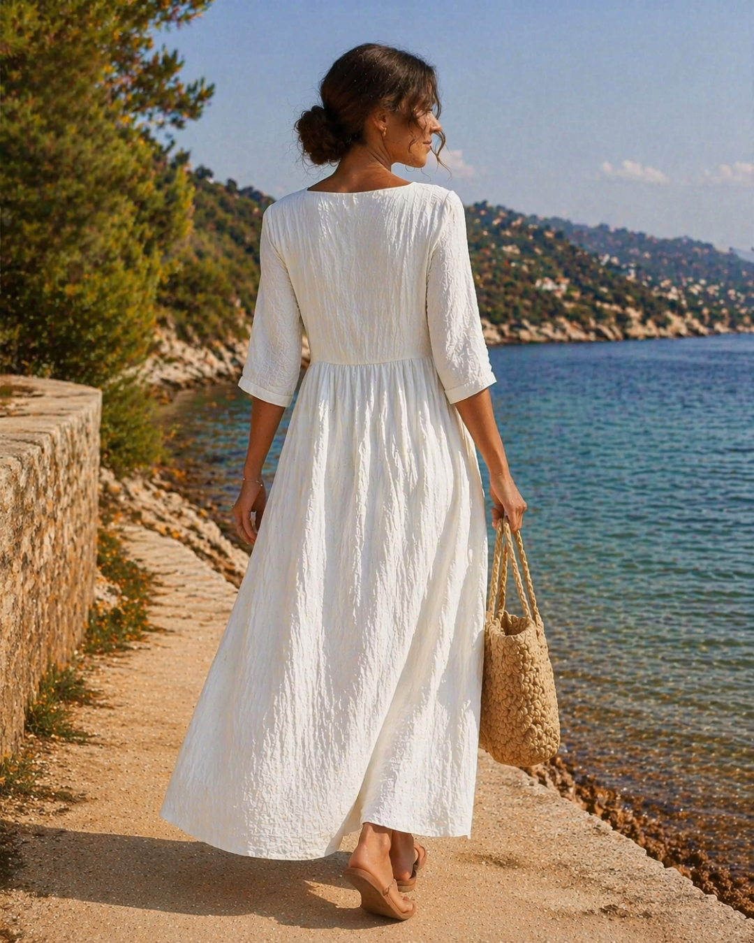 Vestido Casual de Linho