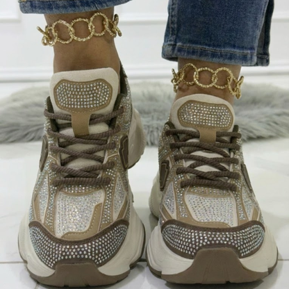 Zapatilhas Desportivas De Estilo Versátil Com Sola De Alto Rendimento Para Mulher