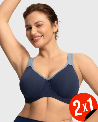 Soutien de Elevada Sustentação com Costas Reforçadas (OFERTA 2X1)