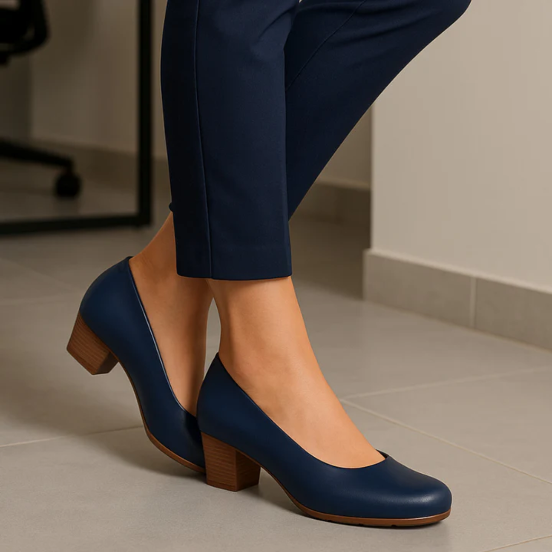Sapato Elegante de Salto Baixo