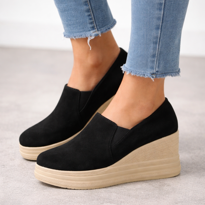 Sapatos de Cunha Confortáveis com Design Anatómico