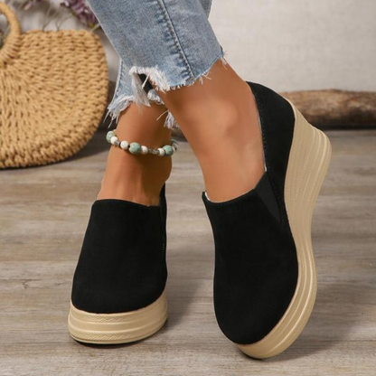 Sapatos de Cunha Confortáveis com Design Anatómico