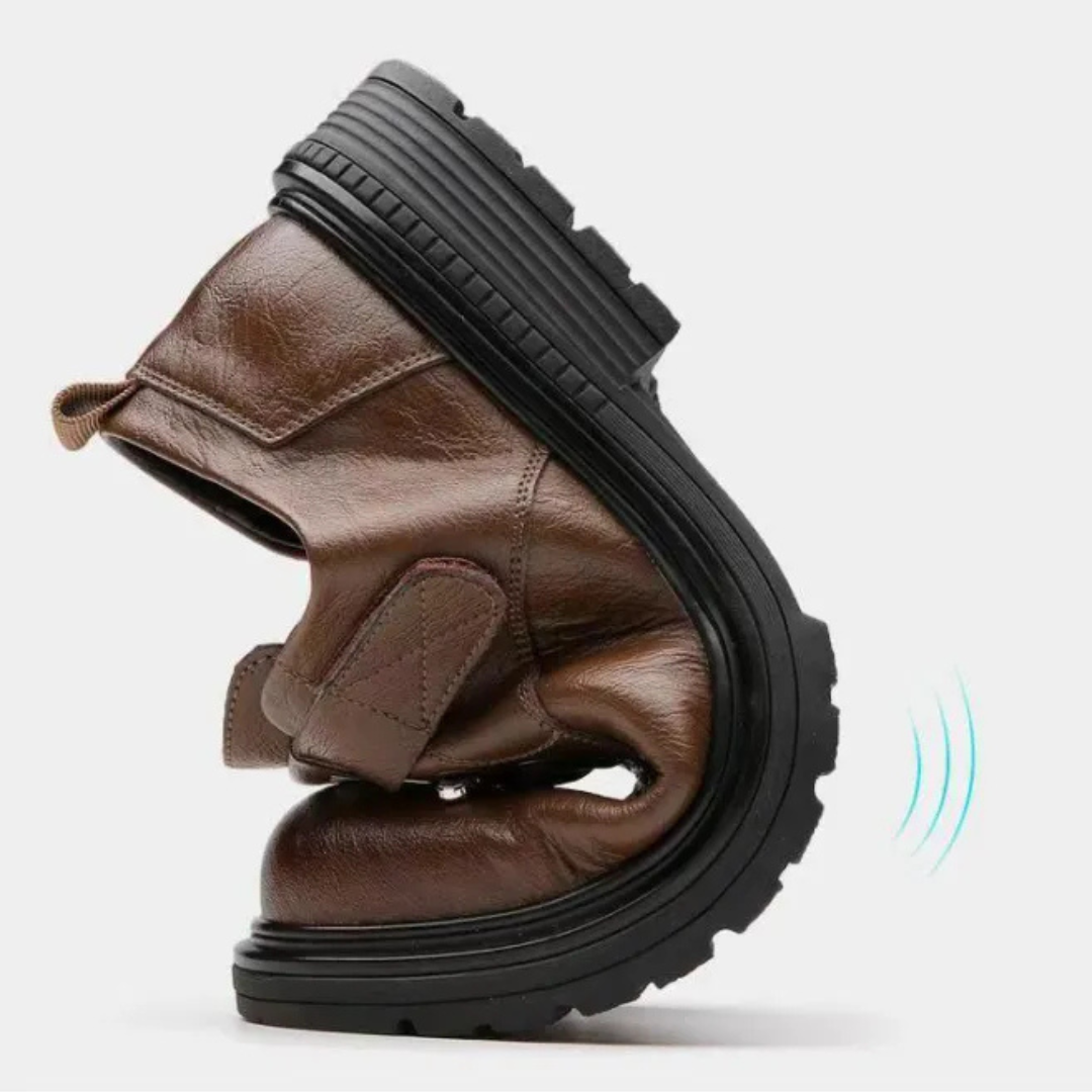 Sapatos Casuais em Pele Genuína