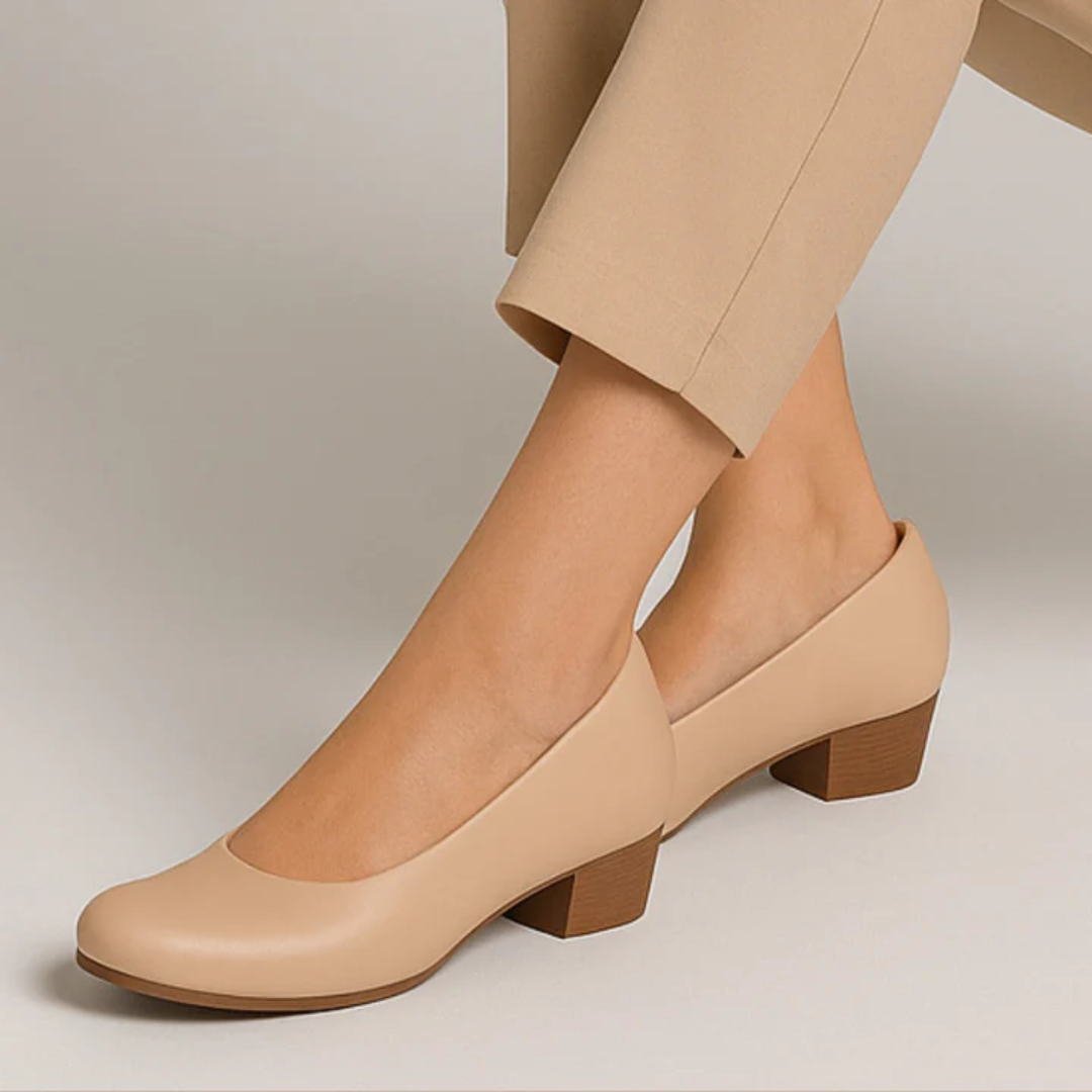 Sapato Elegante de Salto Baixo