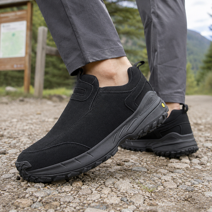 Sapatos Outdoor Slip-On com Sola de Boa Aderência