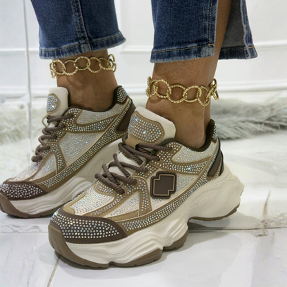 Zapatilhas Desportivas De Estilo Versátil Com Sola De Alto Rendimento Para Mulher