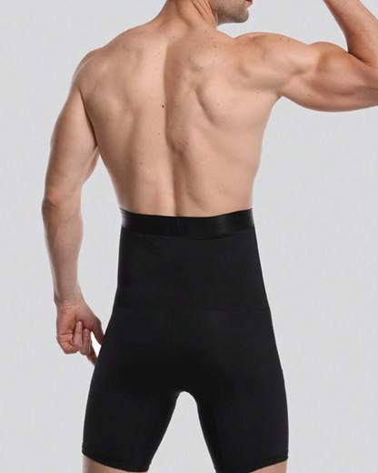 Roupa interior abdominal de dupla camada e cintura alta