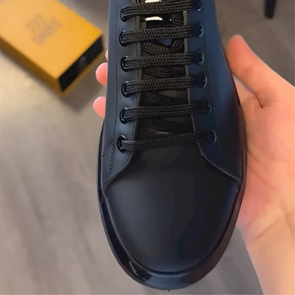 Sapatos Aveiro em Pele com Sola Resistente para Casa