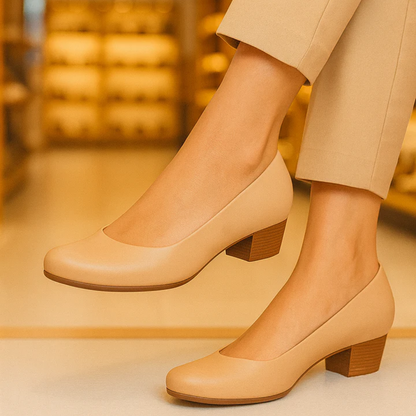 Sapato Elegante de Salto Baixo