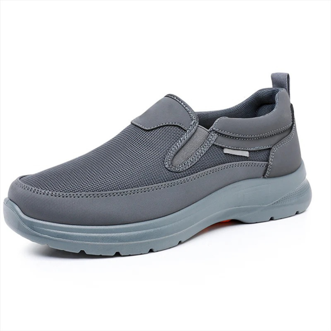 Sapatos ortopédicos confortáveis e antiderrapantes