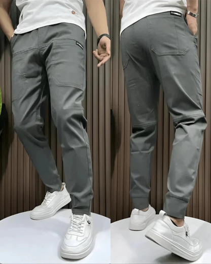 Calças Elásticas Premium Justas para Homem