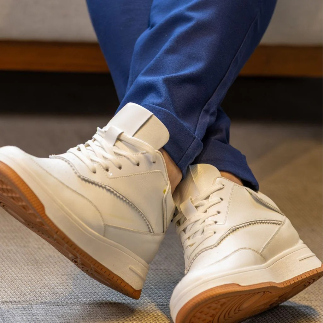 Sapatilhas Casuais Roma com Elevação de Altura