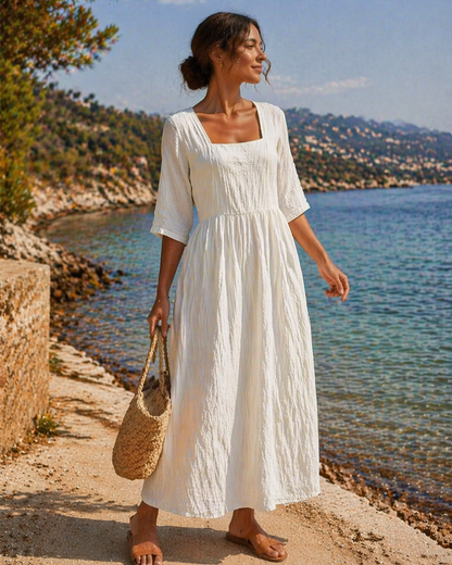 Vestido Casual de Linho