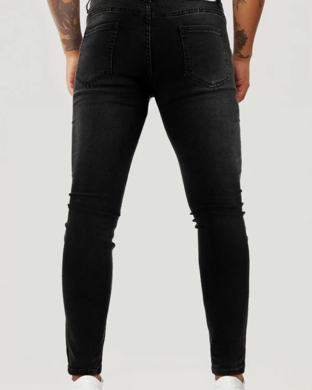 Calças de Ganga Justas e Elásticas para Homem