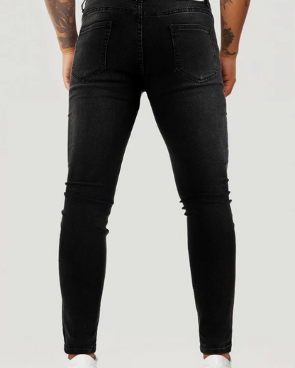 Calças de Ganga Justas e Elásticas para Homem