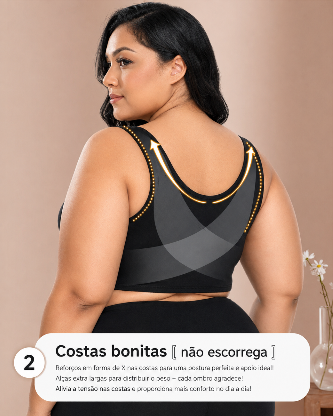 Soutien de renda com fecho frontal (OFERTA 2X1)