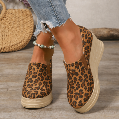 Sapatos de Cunha Confortáveis com Design Anatómico
