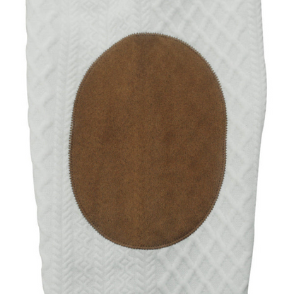 Jersey Informal de Manga Longa com Cotoveleiras para Homem