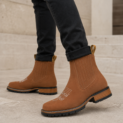 Botas de ganga com sola resistente