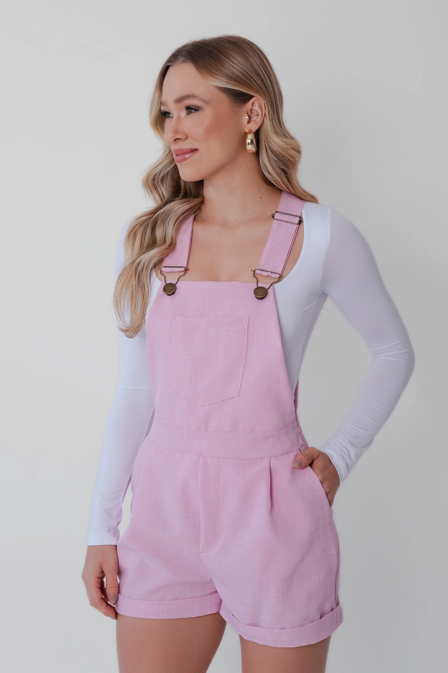 Jardineiras de Alfaiataria Curtas