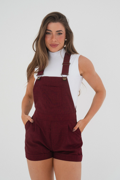 Jardineiras de Alfaiataria Curtas